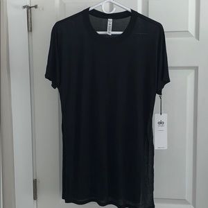NWT alo yoga dreamer short sleeve top